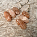 Sunstone Stacked Earrings
