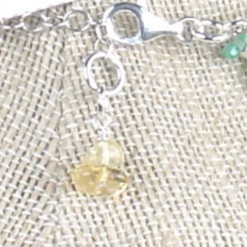 Apatite, Citrine & Pearl Three-Strand Twist Necklace